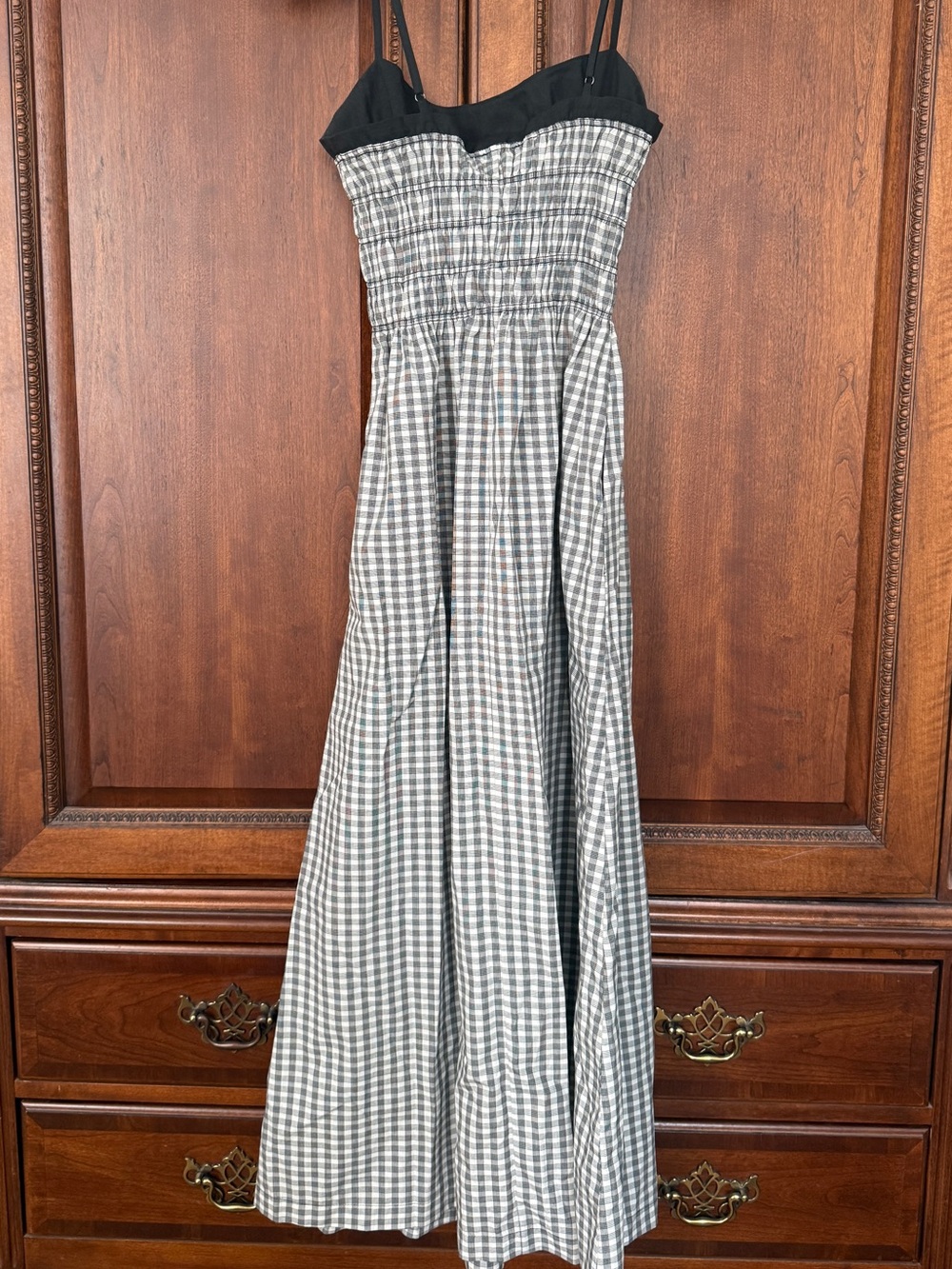 Rails Primrose Black and White Gingham Maxi Dress - Picture 2 of 8
